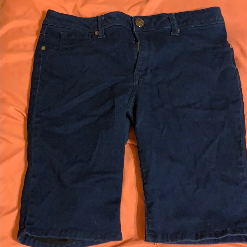 Denim shorts